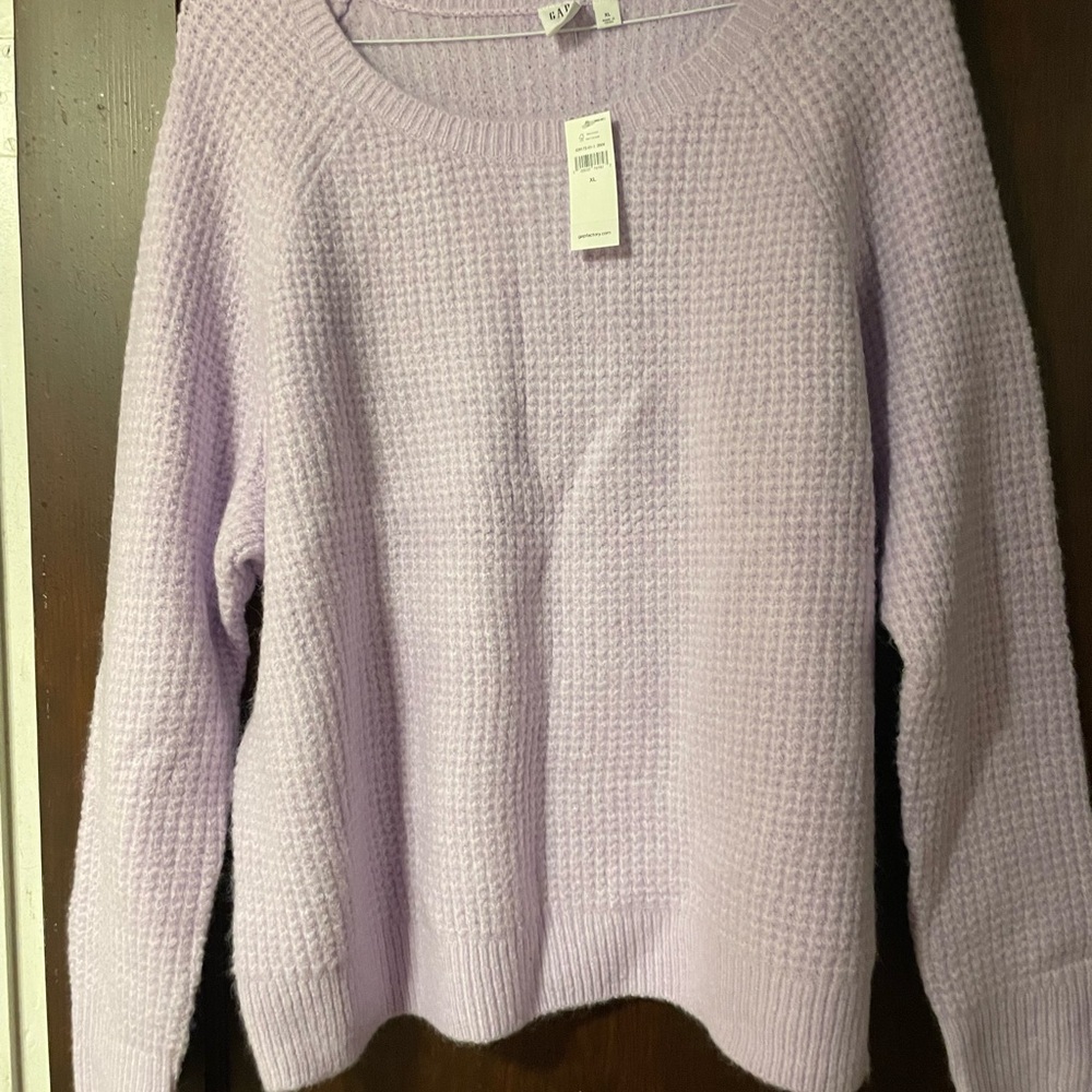 GAP Lilac Women's Crew Neck Sweater